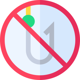 No fishing icon