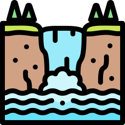 Waterfall icon