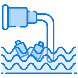 Water pollution icon