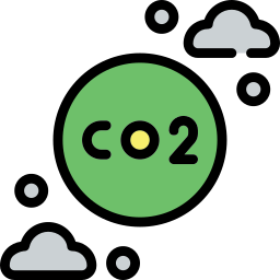 nuage de co2 Icône