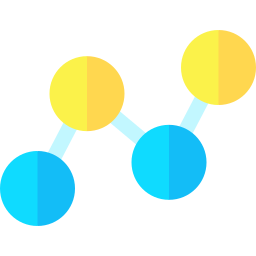 gráfico de linha Ícone