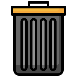 Trash can icon