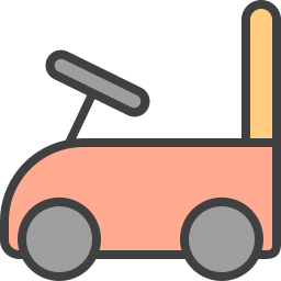 Baby car icon