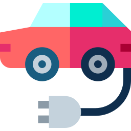 Electric car icon