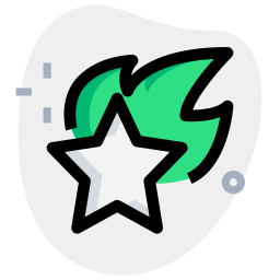 Falling star icon