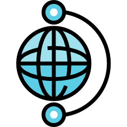 Earth globe icon