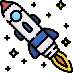 Rocket ship icon