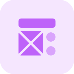 Square layout icon