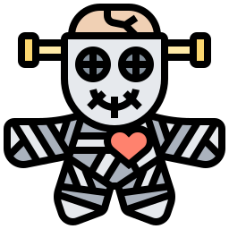 Voodoo doll icon