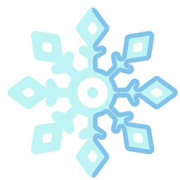 Ice crystal icon