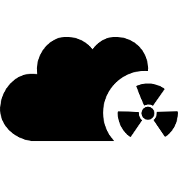 Cloud alert interface symbol icon