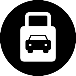 Car security symbol icon