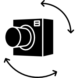 Surveillance photo camera icon