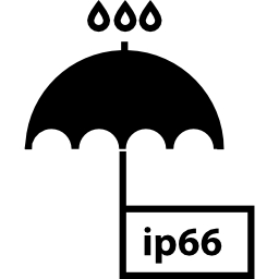 Security symbol with an umbrella icon