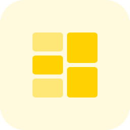 Square blocks icon