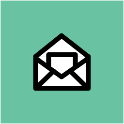 Open envelope icon