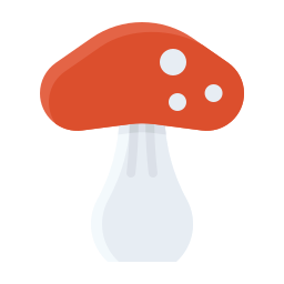 Mushroom cartoon icon