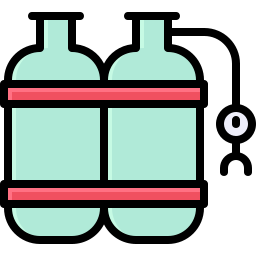 bouteille d'oxygène Icône