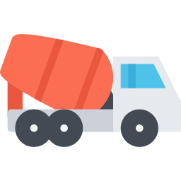 Concrete mixer icon