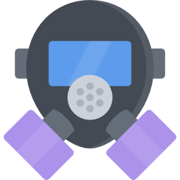 Gas mask icon