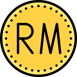 malaysischer ringgit icon