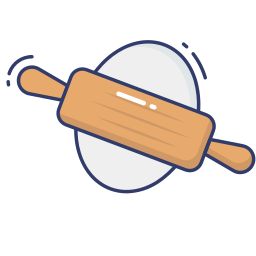 Rolling pin icon