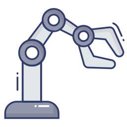 Robot arm icon