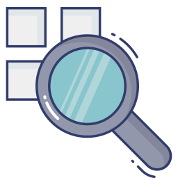 Magnifying glass icon