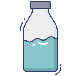 Milk bottle icon