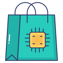 Paper bag icon