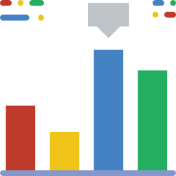 gráfico de barras Ícone