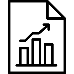 diagramme à bandes Icône