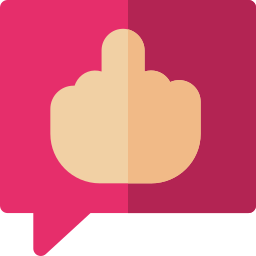 Middle finger icon