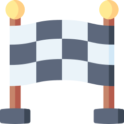 Finish flag icon