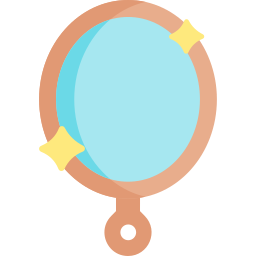 Hand mirror icon