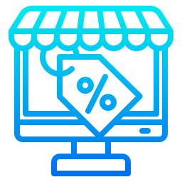 Online shop icon