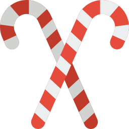 Candy cane icon