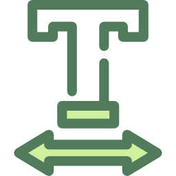 textbreite icon