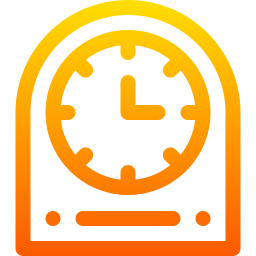 Desk clock icon