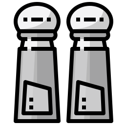 Salt and pepper icon