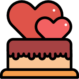 Wedding cake icon