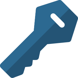 Door key icon