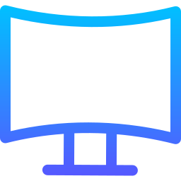 Curved screen icon