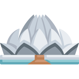 Lotus temple icon