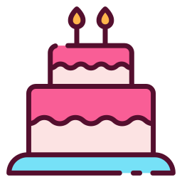 Birthday cake icon