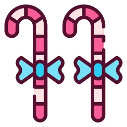 Candy canes icon