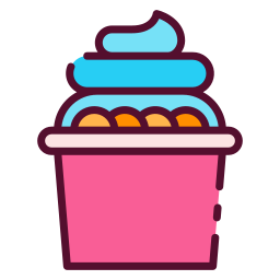 Frozen yogurt icon