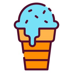 Ice cream cone icon