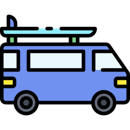 Surf van icon