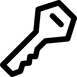 Door key icon